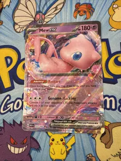 Pokemon TCG Mew EX 151/165 Double Rare Holo Card NM Condition - Image 2