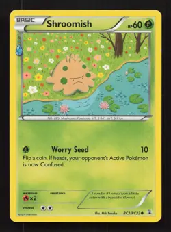 Shroomish RC2/RC32 Generations Pokemon Card Radiant Collection LP - Image 1