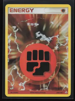 Fighting Energy 110/110 Pokemon EX Holon Phantoms Trading Card Reverse Holo 2007 - Image 1