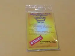 Pokemon Black Star WB Warner Bros First Movie Promo Card New Sealed Random Card - Image 1