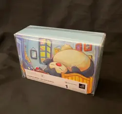 Snorlax × Van Gogh Bedroom Double Deck Box - Pokemon TCG, 120-card storage, New - Image 1