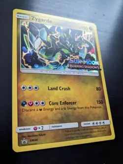 Zygarde SM48 Promo Holo Pokemon Card Burning Shadows Prerelease Pokemon TCG NM - Image 4
