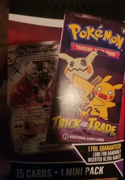 POKEMON TCG TRICK OR TRADE 15 CARD PACK +1 MINI PACK 2025 SEALED NEW - Image 1