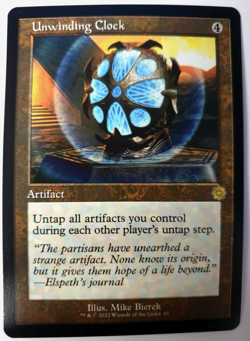 MTG: The Brothers' War - Unwinding Clock - Retro Rare 61 - NM - Image 1