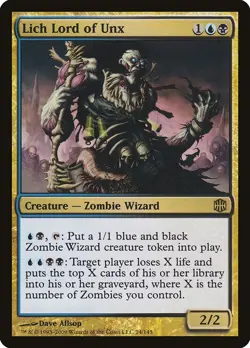 Alara Reborn Lich Lord of Unx MTG Magic the Gathering NM - Image 1