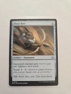 Short Bow - Bloomburrow - LP - MTG Magic - Uncommon - Equipment - Image 1