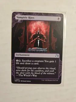 Vampiric Rites - Wilds of Eldraine: Enchanting Tales - LP - Uncommon - Enchant - Image 1
