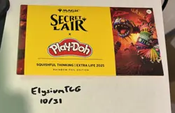 [FOIL] Play-doh Secret Lair MTG In-Hand Squishful Thinking 2025 Extra Life - Image 1