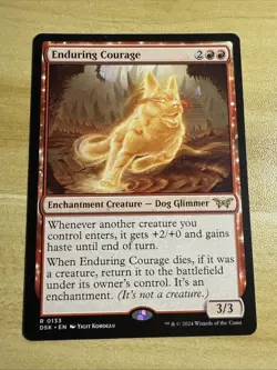 Enduring Courage Duskmourn: House of Horror Regular NM - Image 1