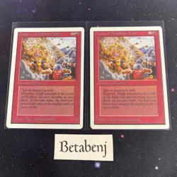 1x MTG Unlimited Dwarven Demolition Team from Estate Collection - Image 1