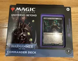 MTG Warhammer 40,000 Commander Deck Necron Dynasties Sealed Magic the Gathering - Image 1