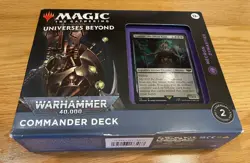 MTG Warhammer 40,000 Commander Deck Necron Dynasties Sealed Magic the Gathering - Image 2