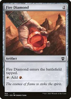 1x Fire Diamond NM Eng MTG - Crimson Vow Commander - Image 1