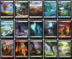 16 Full Art Lands Mtg Final Fantasy Gift Bundle Sealed Pack - Image 2