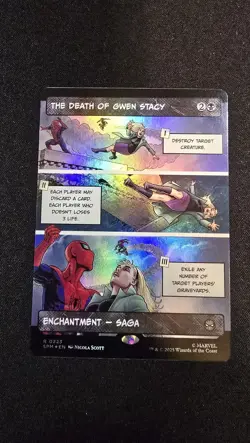 The Death of Gwen Stacy (Borderless) R Marvel's Spider-Man 223 NM - Image 1