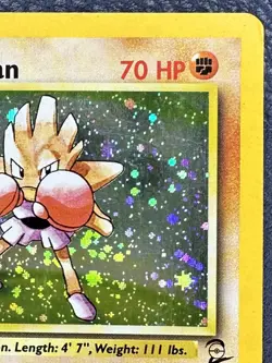 2000 Hitmonchan #8/130 Holo LP Rare Pokemon Base Set 2 Vintage WOTC - Image 4