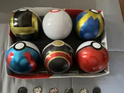 Empty Pokemon TCG Collector Poke Ball Tin Lot Of 6 - Image 2
