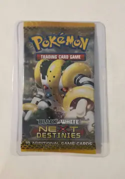Sealed Pokemon Black & White Next Destinies Booster Pack Regigigas - Image 1
