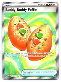 Buddy-Buddy Poffin Pokemon Ultra Rare ME01: Mega Evolution 167/132 - Image 1