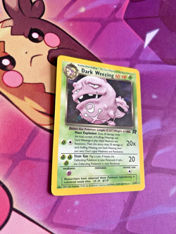 Dark Weezing - 14/82 [Team Rocket] Pokemon TCG - HOLO RARE - Vintage - MP - Image 2