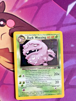 Dark Weezing - 14/82 [Team Rocket] Pokemon TCG - HOLO RARE - Vintage - MP - Image 4