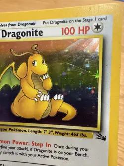 Pokemon Dragonite 4/62 - Fossil Unlimited Holo Rare Pokemon TCG Mp Moderate Play - Image 5