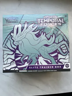 Pokemon TCG Scarlet & Violet Temporal Forces Elite Trainer Box, SEALED - Image 1