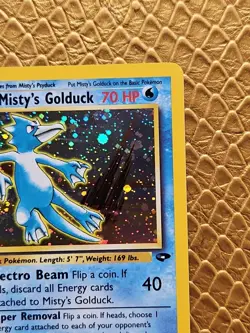 Pokemon TCG Misty's Golduck Gym Challenge 12 Holo Unlimited Rare - Image 3