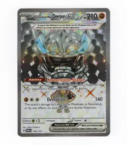 Cornerstone Mask Ogerpon ex 199/167 Sv06: Twilight Masquerade Holo Pokemon TCG - Image 1