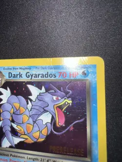 Pokemon TCG Dark Gyarados (Prerelease) 08/82 Wotc Promo Holo - Image 3