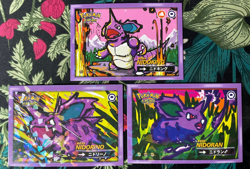 Nidoking Nidorino Nidoran Cracked Ice Holo Pokemon Safari 2025 Peru - 32 - Image 1