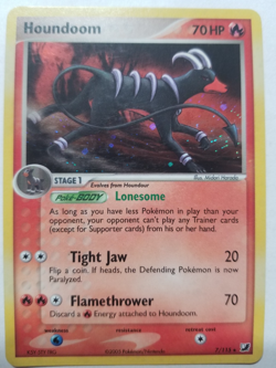 Houndoom 7/115 Unseen Forces Pokemon TCG Holo Lightly Played - Image 1