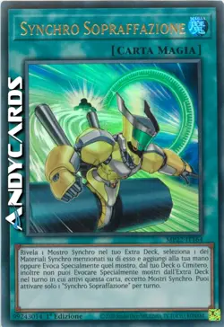 SYNCHRO SOPRAFFAZIONE • (Synchro Overtake) • Ultra R • MP22 IT164 • 1Ed • YUGIOH - Image 1