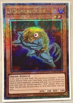 D/D Swirl Slime 1st Edition Quarter Century Secret Rare RA04-EN258 Yu-Gi-Oh! - Image 1