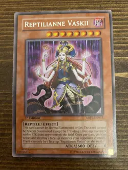 Yu-Gi-Oh! TCG Reptilianne Vaskii Absolute Powerforce ABPF-EN018 Unlimited Rare - Image 1