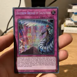 Yu-Gi-Oh Rainbow Bridge of Salvation MP22-EN270 Prismatic Secret Rare 1st Ed. - Image 1