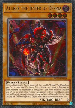 Yugioh Aluber The Jester Of Despia OP20-EN003 Ultimate Rare - Image 2