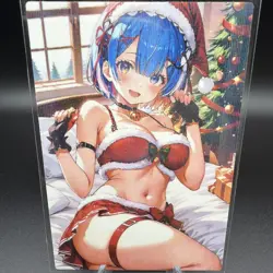 Rem Anime Waifu Card Doujin ACG Goddess Holo - Image 1