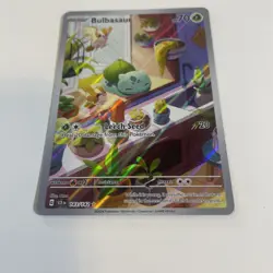 Pokemon TCG Bulbasaur Stellar Crown Illustration Holo Card 143/142 - Image 4