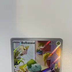 Pokemon TCG Bulbasaur Stellar Crown Illustration Holo Card 143/142 - Image 5