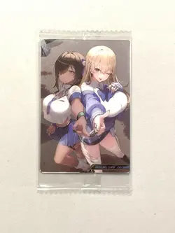 Naga and Tia - No. 004 - Goddess of Victory: Nikke Wafer / Itajaga Card - Image 1