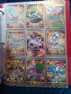 Lot of 10 Gold Cards Pokemon Cards Near Mint Condition - Image 1