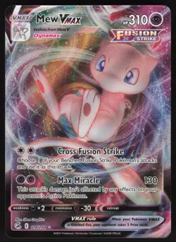 Mew Vmax 114/264 Fusion Strike Holo Full Art Pokemon Card - Image 1