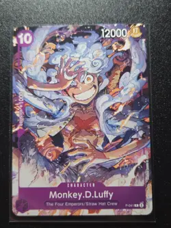 NM Monkey .D. Luffy - P-041 - Gear 5 - Promo - One Piece Card Game - Image 1