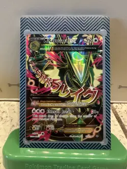 Pokemon TCG Roaring Skies Holo Full Art Ultra Rare Card M Rayquaza EX 105/108 - Image 1