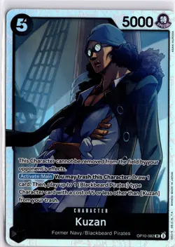 One Piece TCG Kuzan OP10-082 Super Rare Foil Royal Blood Trading Card TCG - Image 1