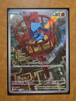 Pokemon TCG: Riolu (010) Illustration Rare - Mega Evolution Promo Card - Image 1