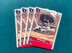 Gotsumon BT14-009 Playset Blast Ace Digimon Card Game x4 - Image 1