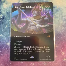 Rot-Curse Rakshasa (FOIL) x1 - MTG Tarkir: Dragonstorm TDM #339 - Image 1