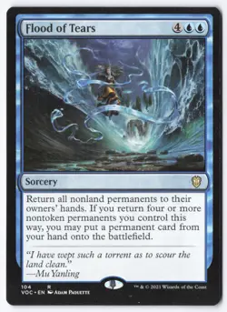 Flood of Tears R Commander: Innistrad: Crimson Vow 104 LP - Image 1